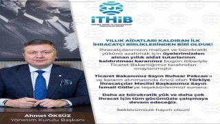 İstanbul Tekstil Ve Hammaddeleri İhracatçılarına İYİ HABER "İTHİB" BAŞKANI AHMET ÖKSÜZ' DEN GELDİ. "yıllık aidatları kaldıran ilk ihraçatçı birliklerden biri olduk." Dedi.